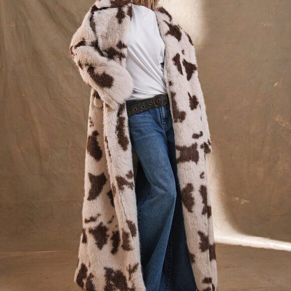 小物 MASU/FUR PRINT GOWN COAT MASU / FUR PRINT GOWN COAT-MASUの通販EQUAL